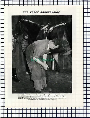 Mr J O'Hara Ramsey Essex Blacksmith - 1964 Clipping / Print • £10.85