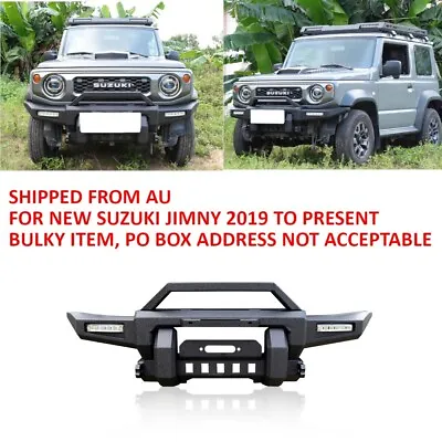 $650 • Buy Suzuki Jimny Front Bull Bar With Led Lights 2019 To 2023