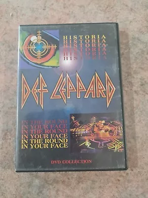 Def Leppard - Historia / In The Round - In Your Face  Dvd • $50