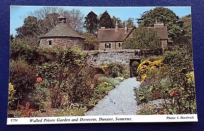 Postcard: Walled Priory Garden And Dovecote: Dunster: Somerset: Used: Posted • £1.99