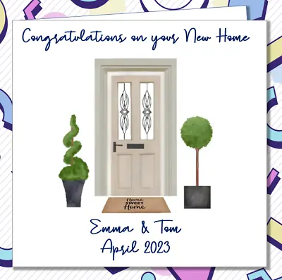 £2.99 • Buy Personalised New Home House Warming Card New Home Congratulations /JO