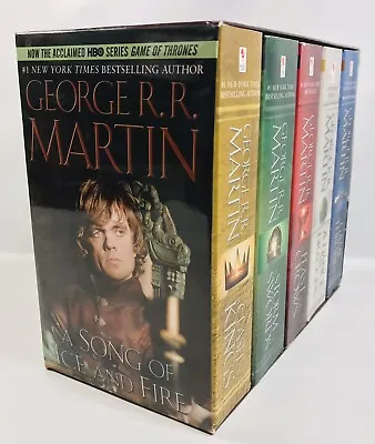 A Song Of Ice And Fire Book Set George R.R. Martin A Game Of Thrones Fantasy • $17.98