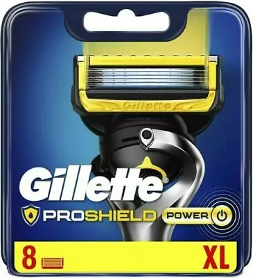 Gillette ProShield Power 8 XL Razor Blades Cartridges New & Sealed 100% Genuine  • £19.95