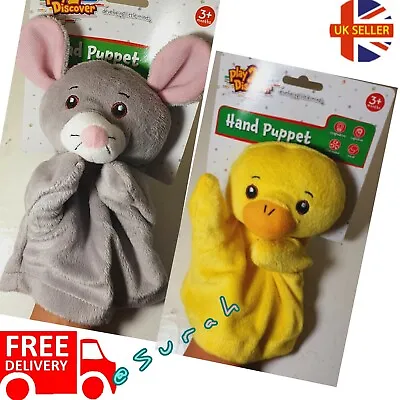 £6.99 • Buy Animal Wildlife Hand Glove Puppet Soft Plush Puppets Kid Children Toy Gift 🇬🇧 