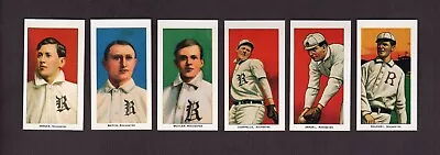 1909-11 T206 ROCHESTER BRONCHOS Complete 6 Card Team Capital REPRINT Set  • $4.95