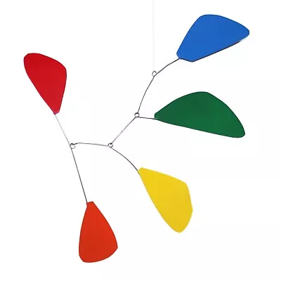 Abstract Modern Splash Rainbow Hanging Mobile Painted Steel New Free Shipping • $55