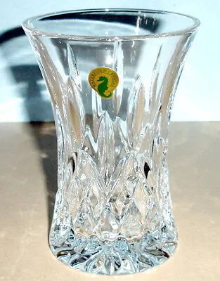 Waterford Crystal Lismore 6  Flared Vase Diamond Wedge Cuts #40021470 New • $136.90