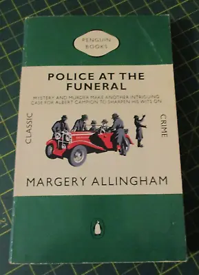 Penguin Crime 'POLICE AT THE FUNERAL' By Margery Allingham Pb • £2