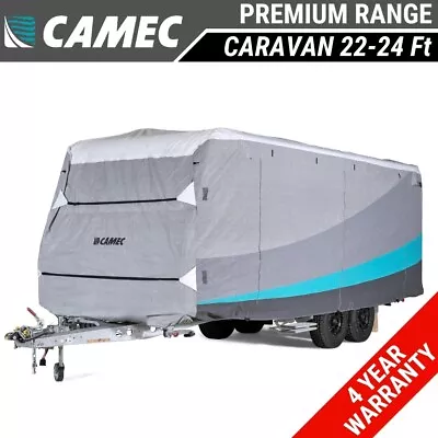 Camec Premium Caravan Cover 22-24ft 22 Ft To 24 Ft 6.6-7.3m With 4 Year Warranty • $470