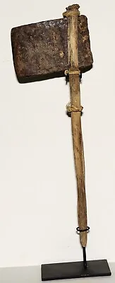 Extremely Rare Aboriginal Transitional Hafted Steel Axe 53cm (1539) • $595