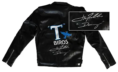 John Travolta Autographed Grease T-Birds Motorcycle Jacket ASI Proof • £681.17