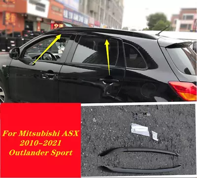 For Mitsubishi ASX 2010-2021 Outlander Sport Black Roof Rack Rails Bars Luggage • $115.95