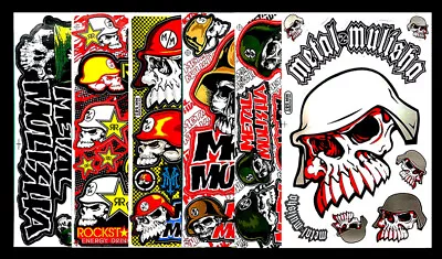 6 Sheets Metal Mulisha Motocross Stickers Racing Motorcycle Car Bike Helmet SD01 • $12.99