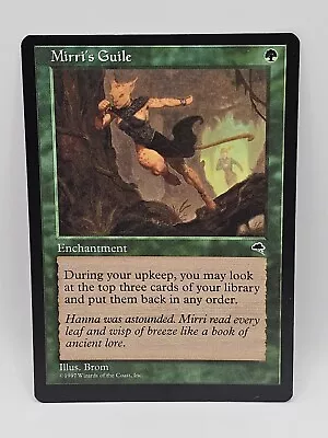 Magic The Gathering: Mirri's Guile Green Tempest Rare NM/Never Played • $38