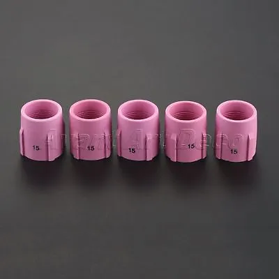 £9.35 • Buy 5PCS TIG Welding Large Gas Lens Ceramic Cup 53N89 #15 For WP-9/17/18/20/26 Torch