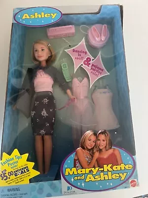 MARY-KATE AND ASHLEY Ashley Doll Dancing Ballet Pajama Party MATTEL 1999 In Box • $20