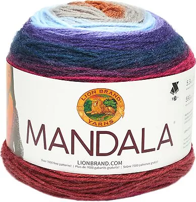 3 Pack Lion Brand Mandala Yarn-Griffin 525-222 • £26.06