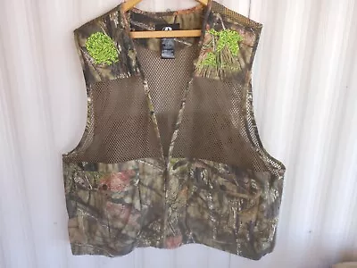 MOSSY OAK Men's Mesh GRIEGO Hunting Vest Size XL/2XL ~  Break Up Country Camo • $24.95