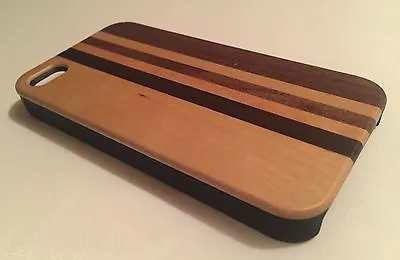 £17.99 • Buy Apple Iphone 4 4S Cover Case Hard Back Real Sandal Wood Wooden Solid Oak Brown 