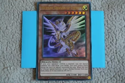 Yugioh! TCG HIERATIC DRAGON OF TEFNUIT DUPO-EN080 1st Edition Ultra Rare  • £1