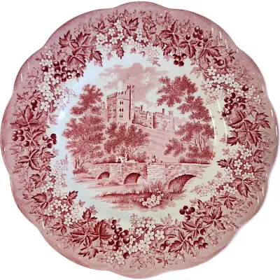 Meakin J & G Romantic England Red Dinner Plate • $29.99