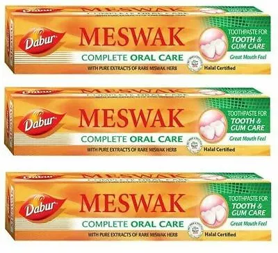 3 X 200g Meswak Toothpaste Dabur- Prevent Tooth Decay Toothpaste- Ayurvedic • $17.32