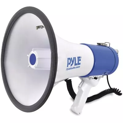 Pyle Megaphone Speaker - PA Bullhorn With Siren Alarm Mode & Adjustable Volume • $34.65