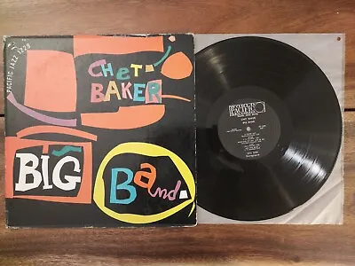 Chet Baker -  Big Band - 1957 MONO LP Pacific Jazz Black Label Og ● VG • $18