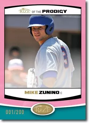 MIKE ZUNINO 2012 Rize Rookie PINK Paragon PRODIGY RC #/200 • $2.50