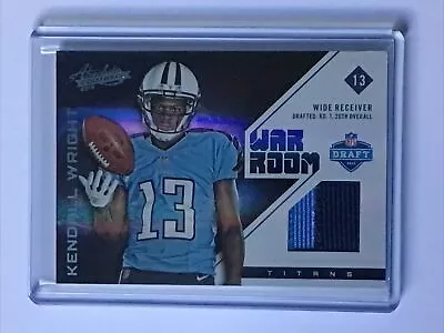 2012 Panini Absolute War Room Materials Prime #20/49 Kendall Wright #19 Rookie • $3.99