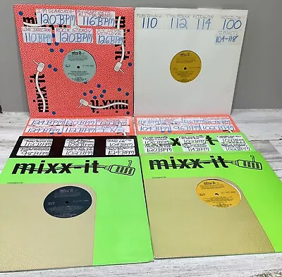 Lot Of 8 Mixx-It DJ Remix Service VG+ Vinyl LP #1.5 34 43 57 60 61 62 65 • $149.99