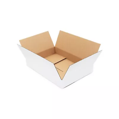 Mailing Box 320 X 220 X 50mm A4 Regular White For 3kg Large Satchel B49 • $25.60