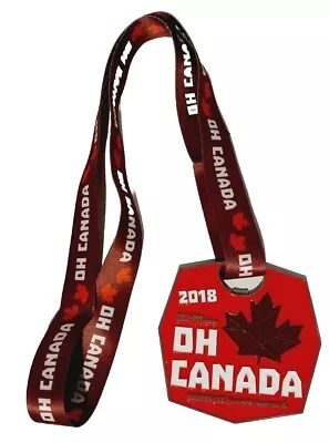 2018 Oh Canada Ragnar Reebok Half Marathon Medal Medallion  • $12.99