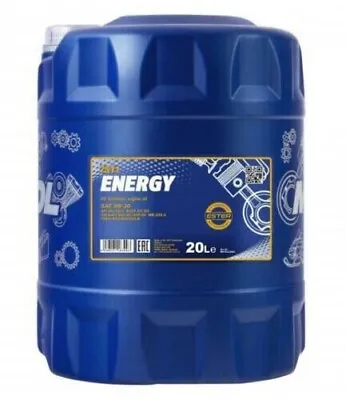 20l Mannol Energy 5w30 Fully Synthetic Engine Oil Sl/cf Acea A3/b4 Wss-m2c913-b • £47.95