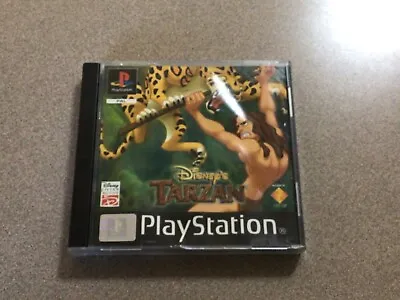 SONY Playstation 1 Classic Disney Tarzan PS1 PSX Video Game & Manual PAL • $34.95