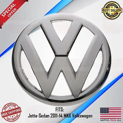 VW Volkswagen Jetta Sedan 2011 2012 2013 2014 MK6 Logo Emblem Front Grille Badge • $26.95