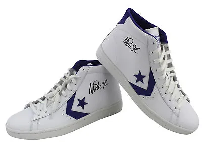 Lakers Magic Johnson Signed Converse PL Pro Leather Size 12 Shoes W/ Box BAS Wit • $1312.42