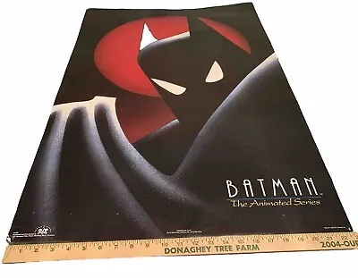 VTG BATMAN The Animated Series POSTER 34 & 7/8” High 22 & 7/8” Wide 🦇 • $42.99