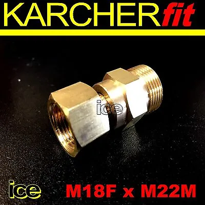 £17.99 • Buy KARCHER FIT M18F X M22M COMMERCIAL LANCE SNOW FOAM COUPLING ADAPTOR CONNECTOR