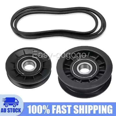 Drive Belt & Pulley For 42  48  Cut John Deere Mowers LA120 GX20006 GX20286 New • $47.89