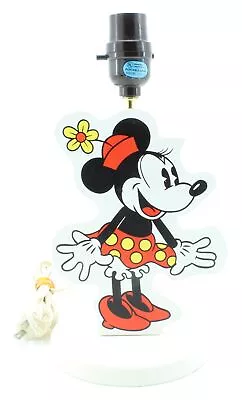 Disney - Minnie Mouse Wooden Cutout 8.5  Table Lamp Base - Vintage • $19.99