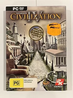 Civilization IV Complete PC DVD-Rom Game • $20
