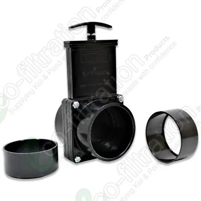 3 /82mm Valterra Slide Gate Valve Koi Fish Pond Tank Filter Pipe Fitting • £37.99