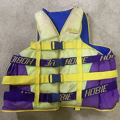 Hobie Stearns Adult Water Ski Vest Life Jacket 3XL Model 29-61 Purple Yellow • $49.99