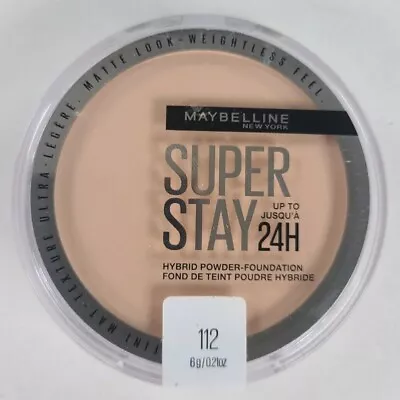 Maybelline Super Stay Up To 24HR Hybrid Powder-Foundation - 112 - 6g^^^ • $9.99