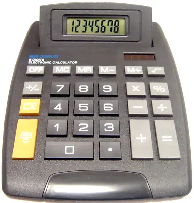 £4.95 • Buy Jumbo Calculator Desk Top Calculator 8 Digit Large Desktop School Calculater New