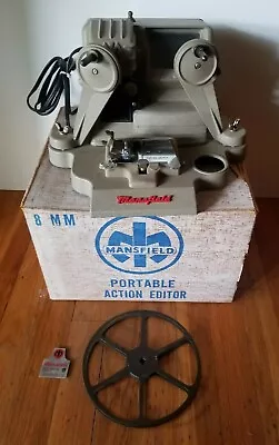 Vintage Mansfield Model 950 8mm Portable Action Editor W/ Box & Reel • $34.87