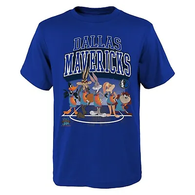 Space Jam Kids Tunes Court Dallas Mavericks New Legacy Youth Size NBA • $45.05