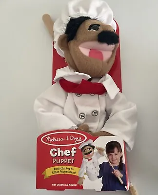Melissa & Doug 2553 Realistic Chef Puppet New • $31.99