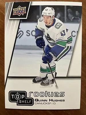 2020 UD Summer Promo 2021 NSCC National Top Shelf Rookies TS-2 Quinn Hughes • $11.99